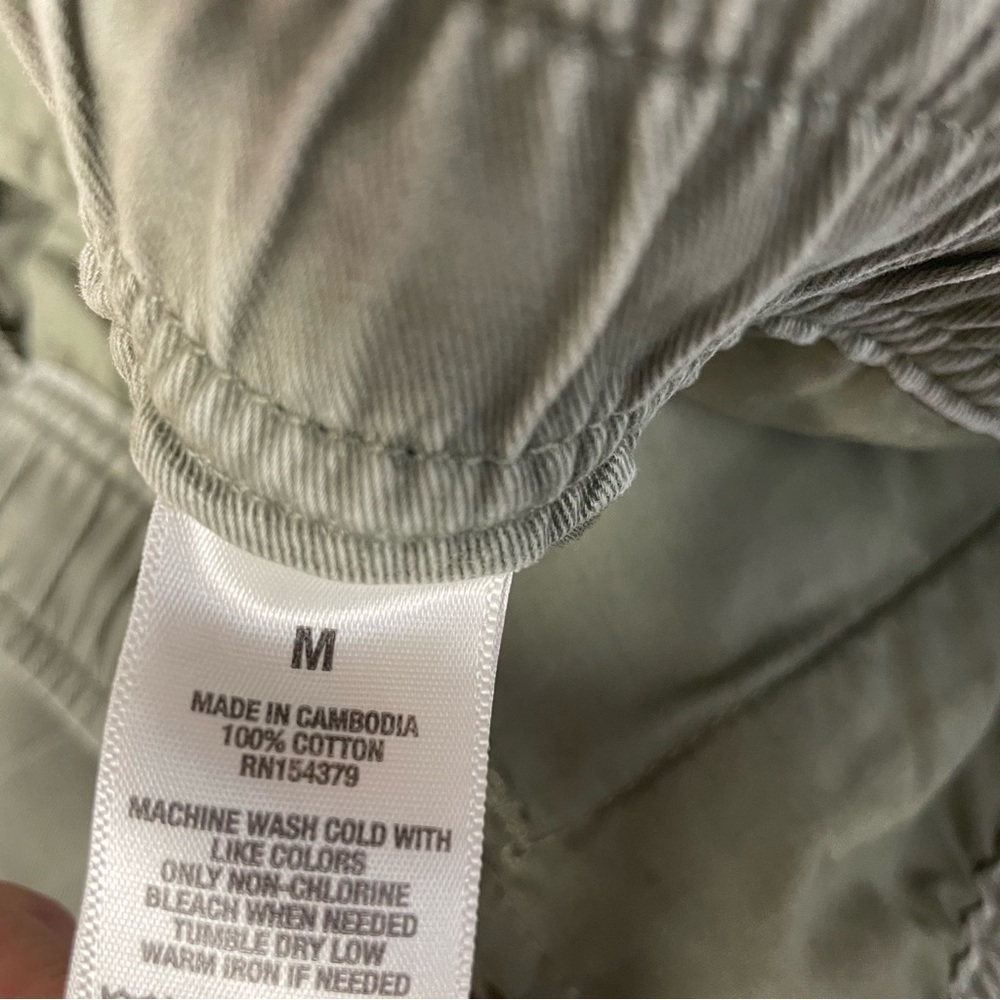 Aeropostale twill cargo jogger olive green mens medium - Picture 7 of 8
